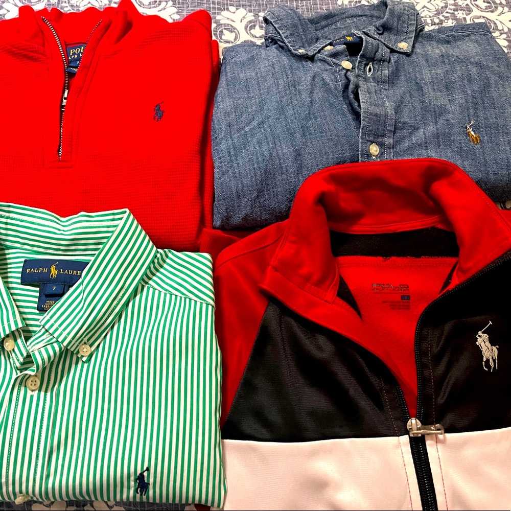 Ralph Lauren Kids Long Sleeve Lot size 7